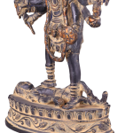 Pure Brass Vintage Kali Dashbhuja Idol | 10.5" Sacred Art | 2kg Ten-Armed Masterpiece | Divine Mother Energy | Jaipurio